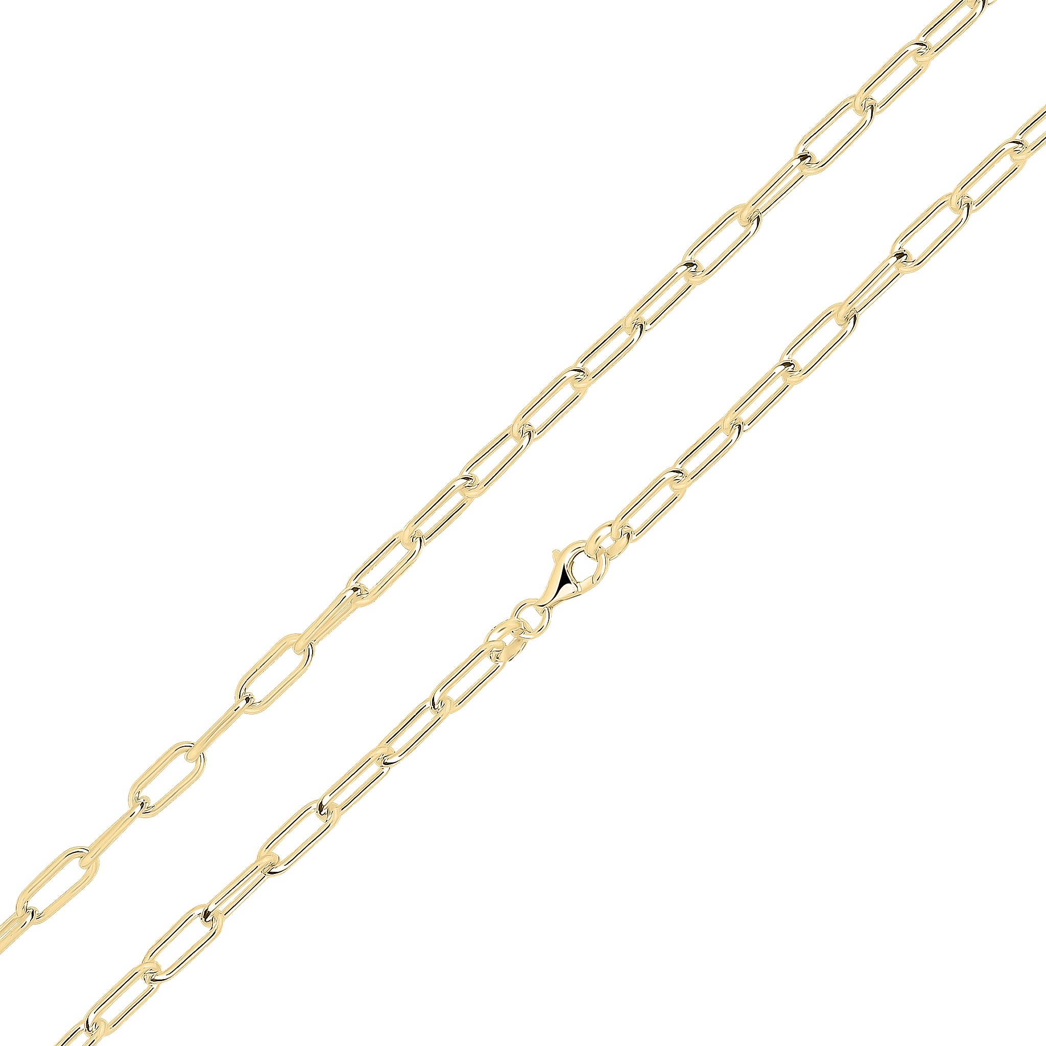 18ct Vermeil 4x12 Paperchain Link
