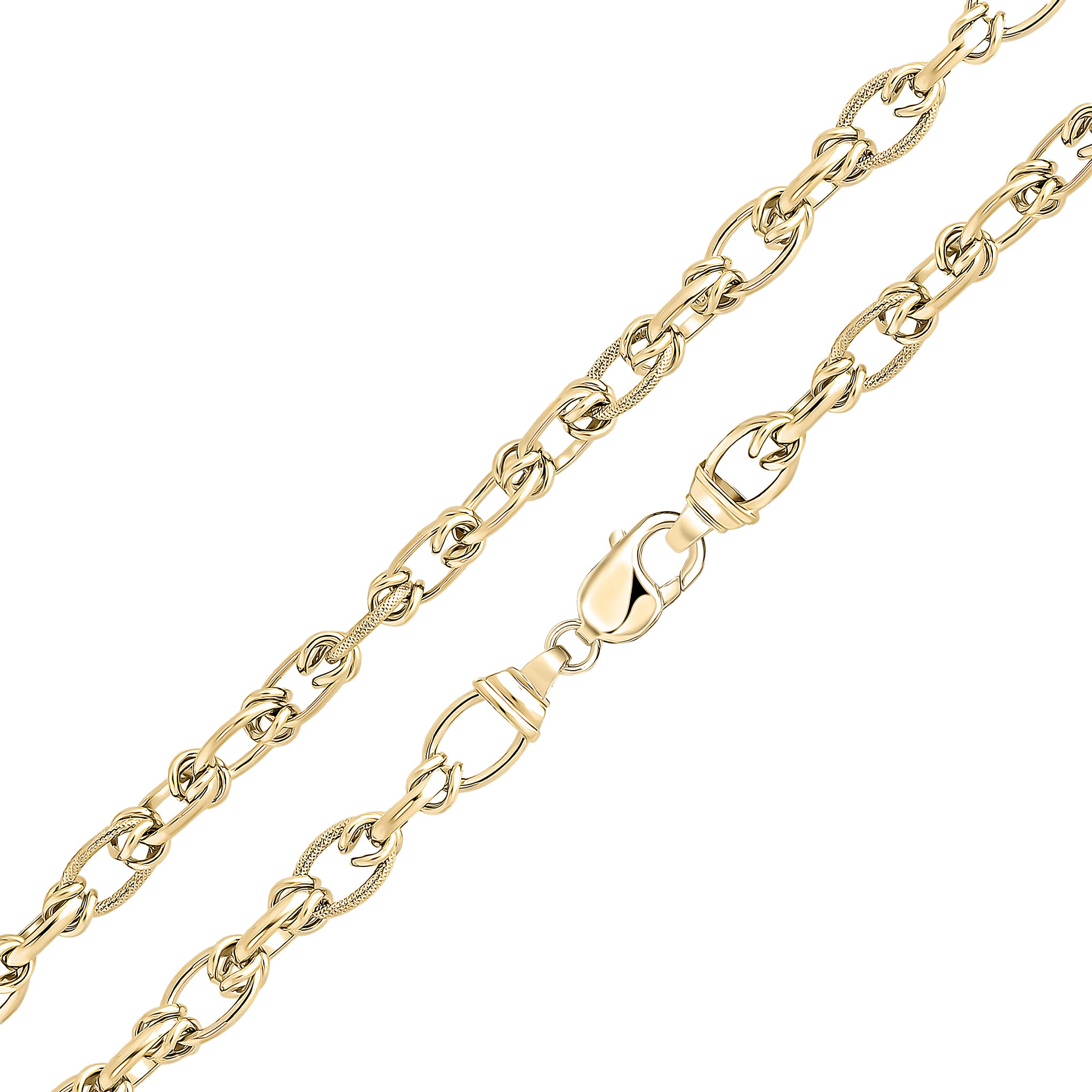 9ct Yellow Gold 9mm Handmade Oval 7.5