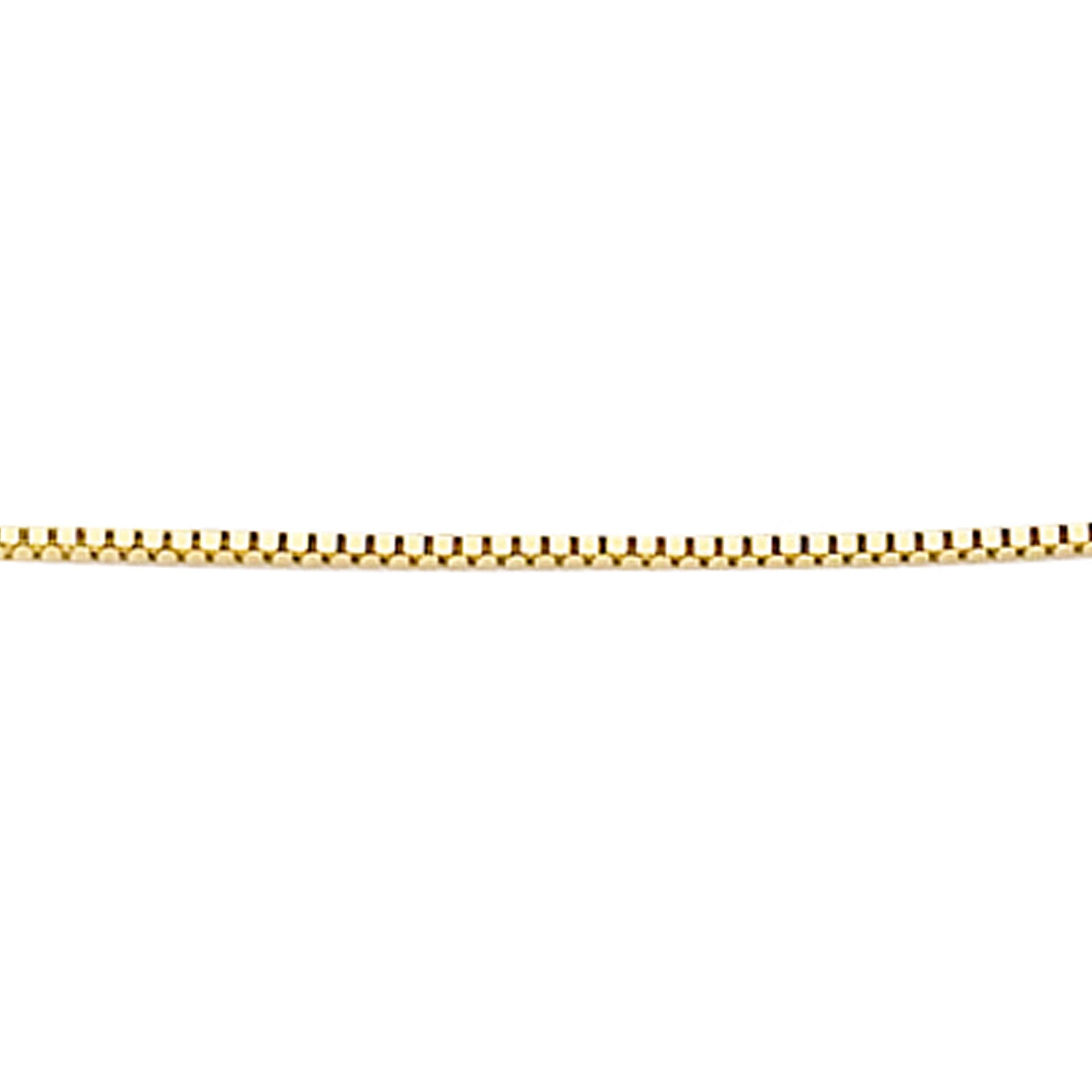 Venetian Box Chain 41cm-46cm in 9ct Gold