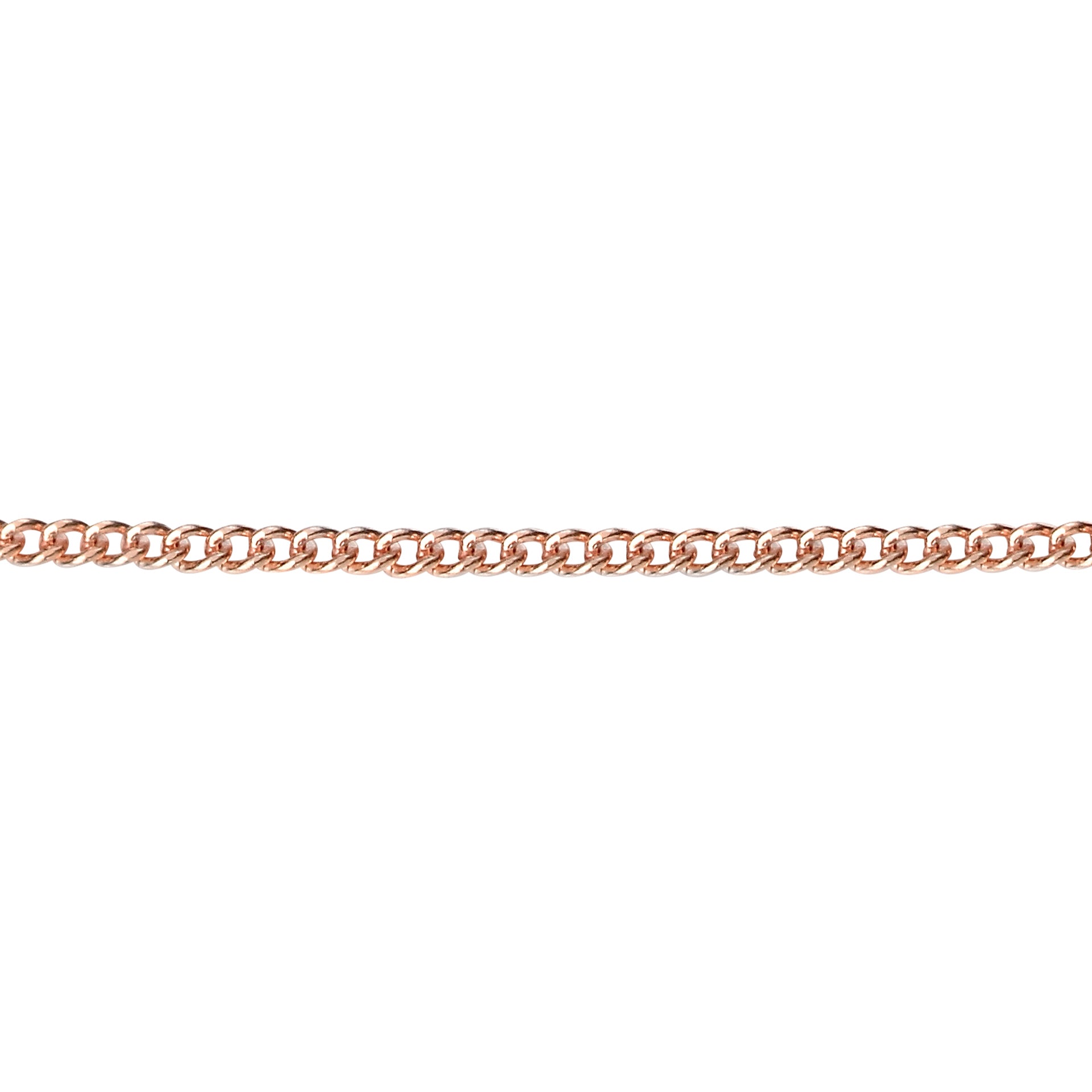 Elements Gold 0.8mm Diamond Cut Curb Chain 41cm-46cm