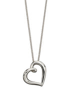 Elements Gold Organic Heart Pendant