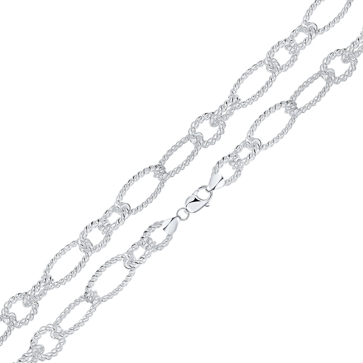 Silver 18mm Fancy Twist 1