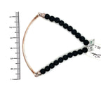 Thomas Sabo Black Bead ‘Love Bridge’ Silver Bracelet