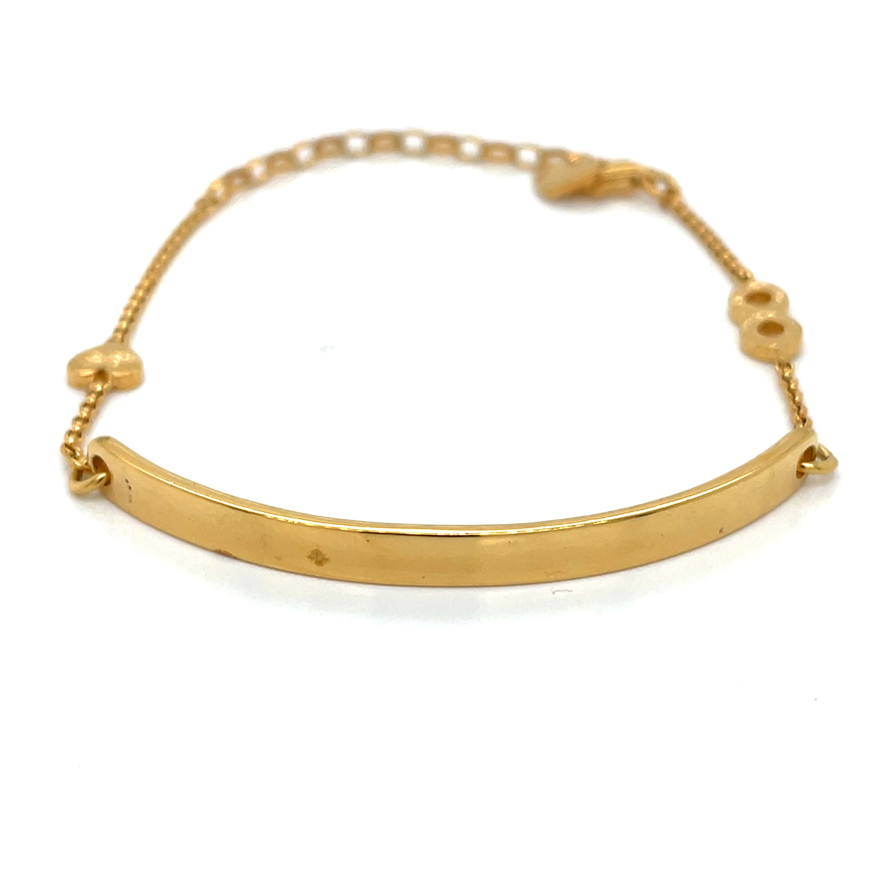Thomas Sabo Infinity Heart Gold Plated Love Bridge Bracelet