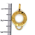 Thomas Sabo Silver Yellow Gold Plated Club Carrier Charm