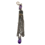 Thomas Sabo Sterling Silver Purple Tassel Marcasite Pendant