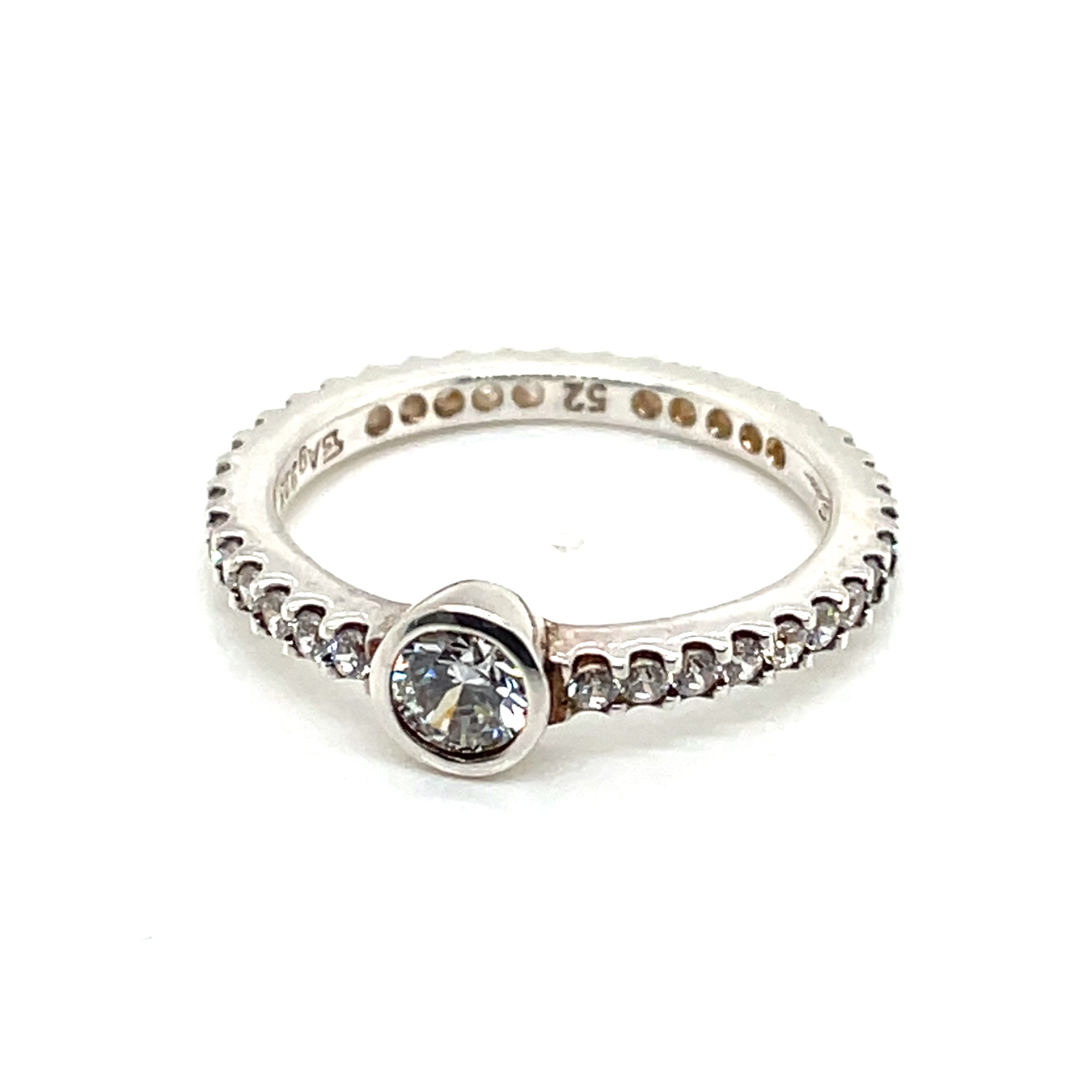 Thomas Sabo Sterling Silver Cubic Zirconia Full Band Ring