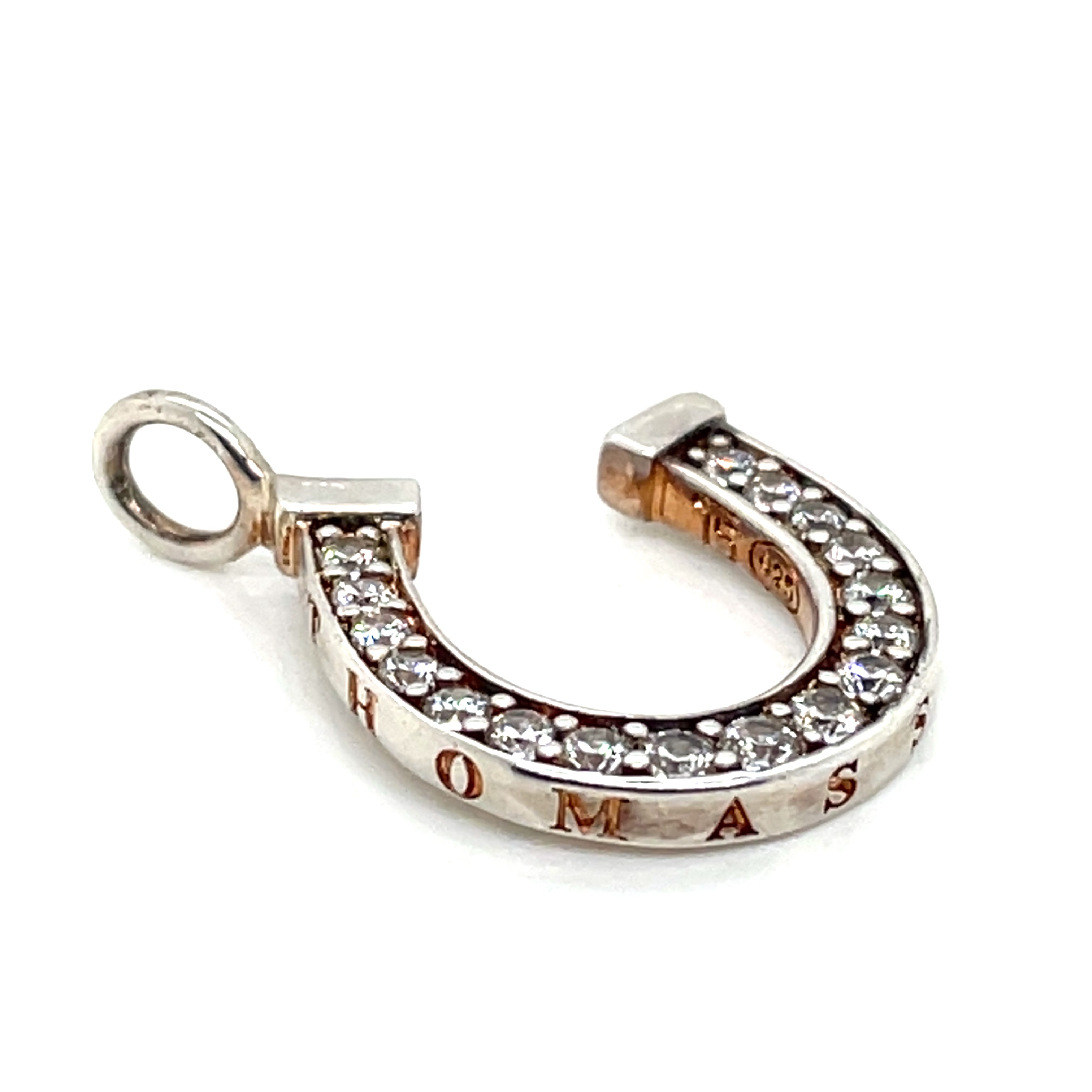 Thomas Sabo Silver Cubic Zirconia Horseshoe Pendant