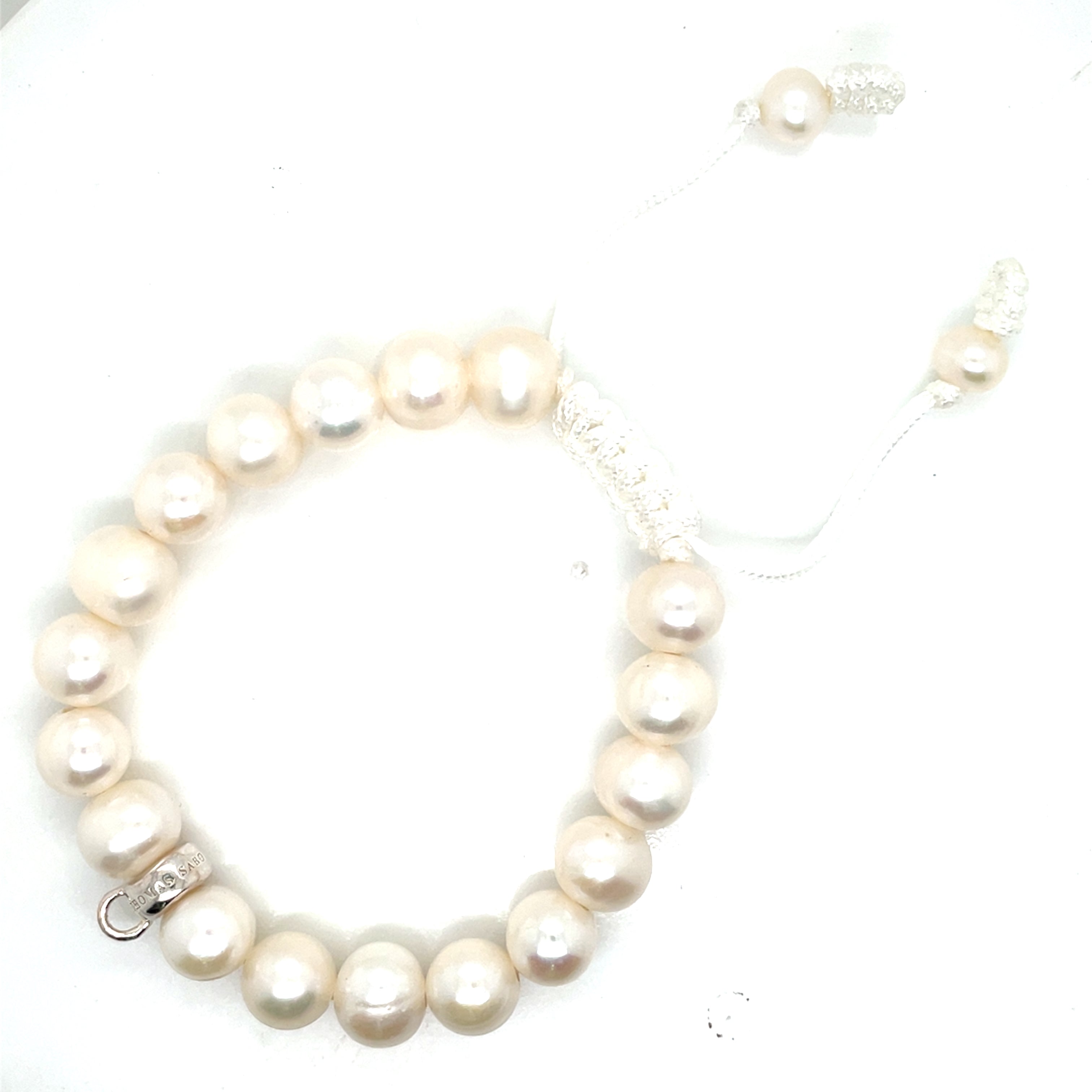 Thomas Sabo Freshwater Pearl Adjustable Charm Bracelet