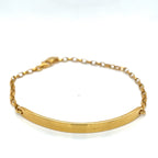 Thomas Sabo Gold Plated Love Bridge Bracelet