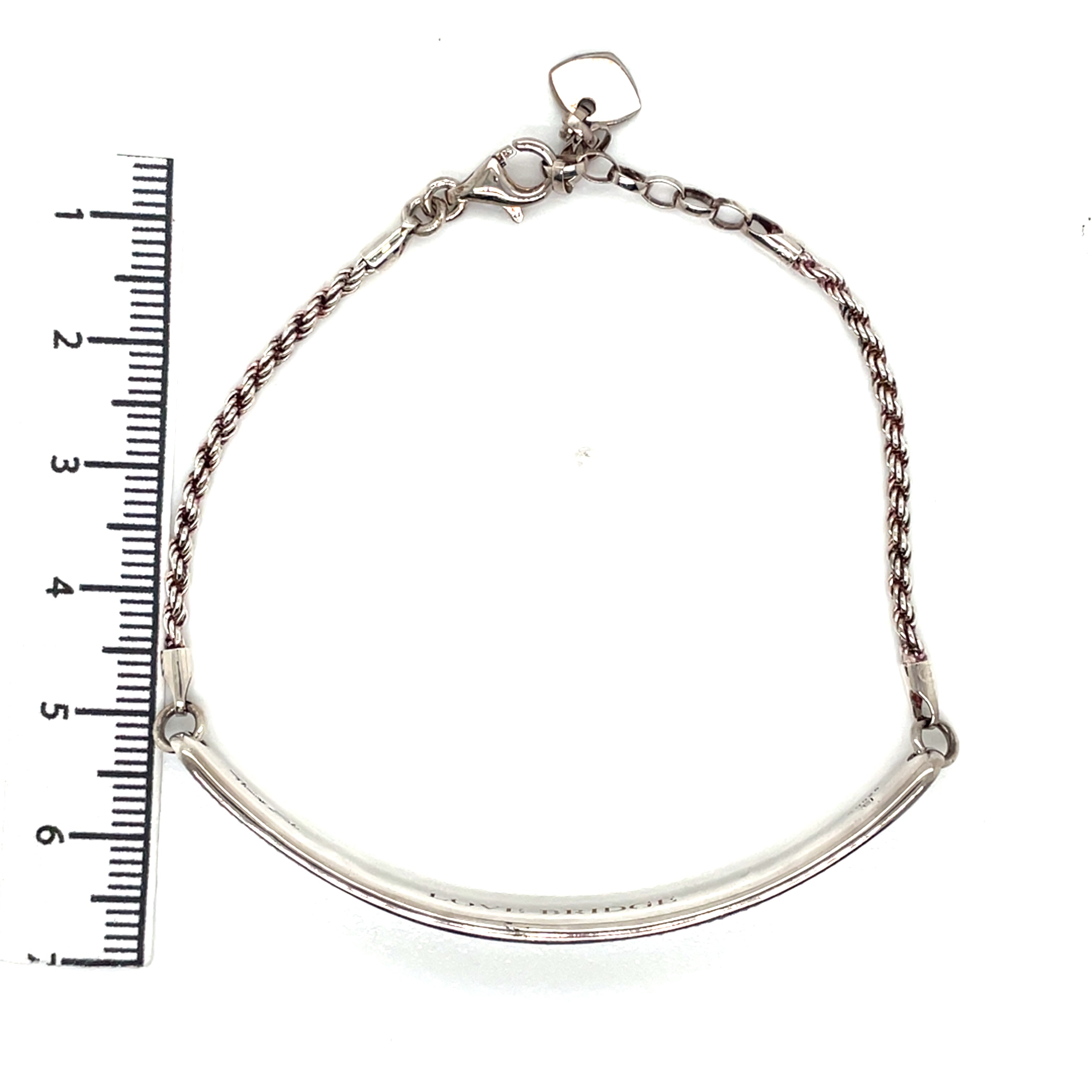 Thomas Sabo Silver White CZ Love Bridge Bracelet