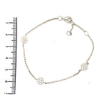 Thomas Sabo Silver Multi Cubic Zirconia Disc Bracelet