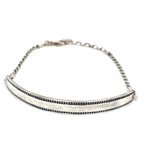 Thomas Sabo Love Bridge Sterling Silver Black Zirconia Bracelet