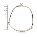 Thomas Sabo Love Bridge Sterling Silver Black Zirconia Bracelet
