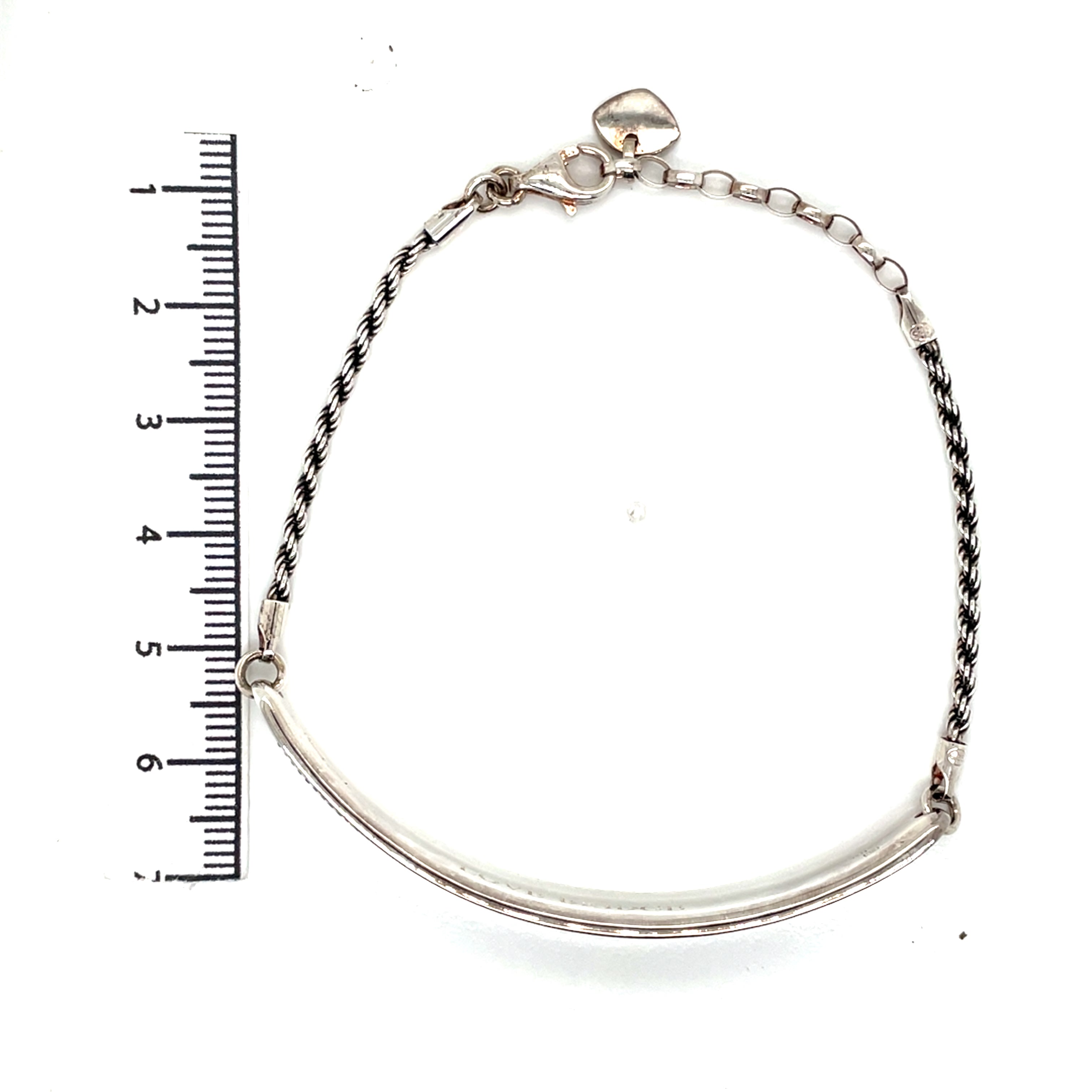Thomas Sabo Love Bridge Sterling Silver Black Zirconia Bracelet