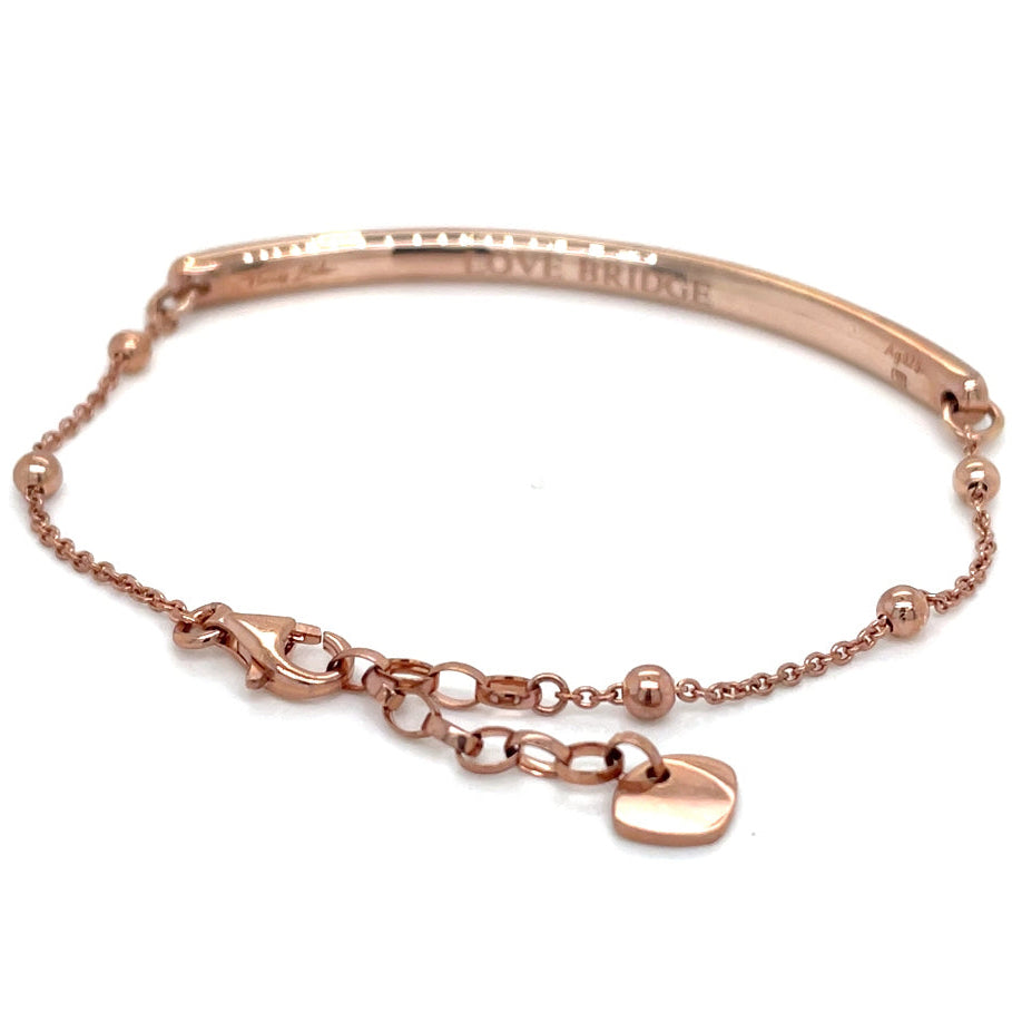 Thomas Sabo Love Bridge Rose Gold Plated Dots Bracelet