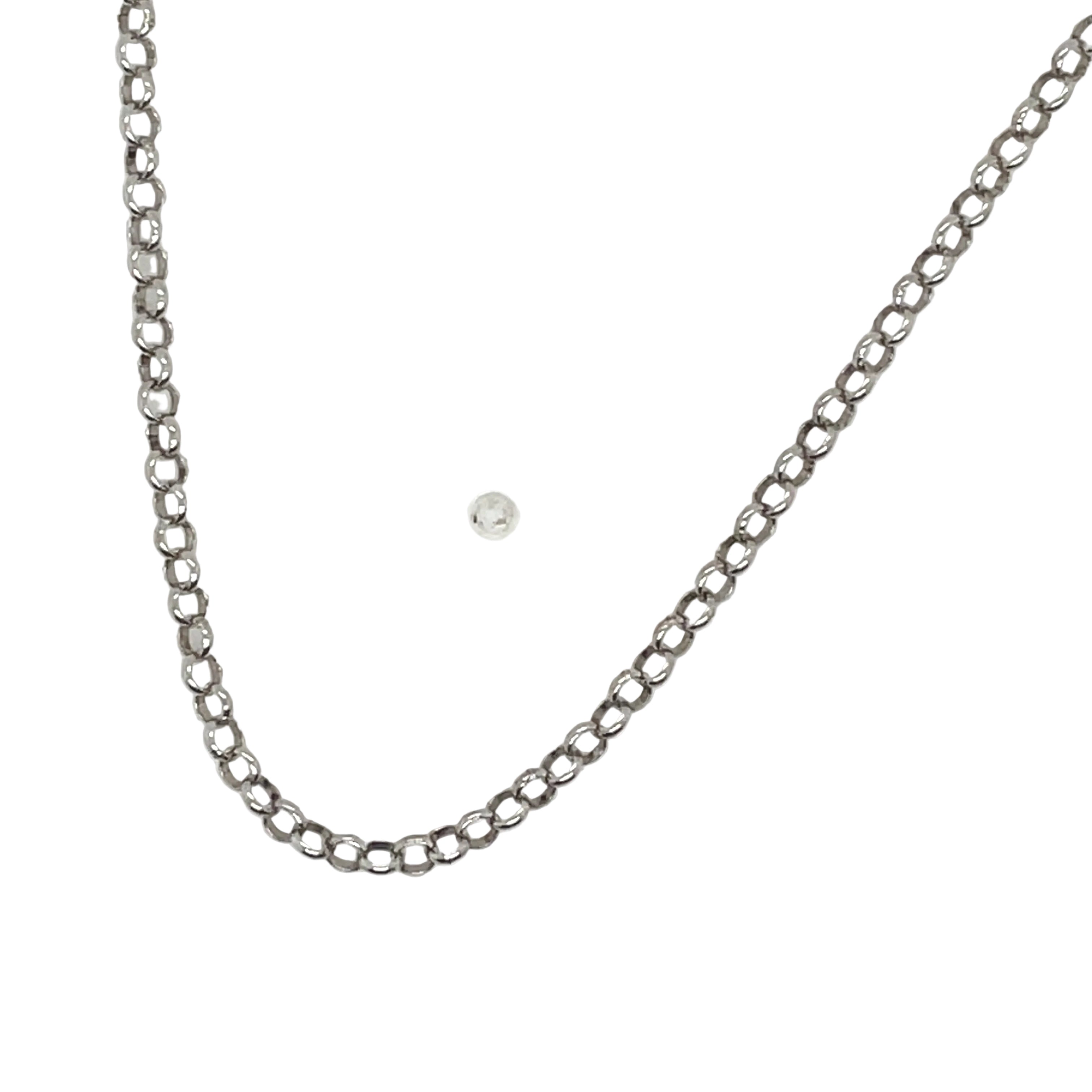 My iMenso Sterling Silver Jasseron Chain (92cm/36 inches)