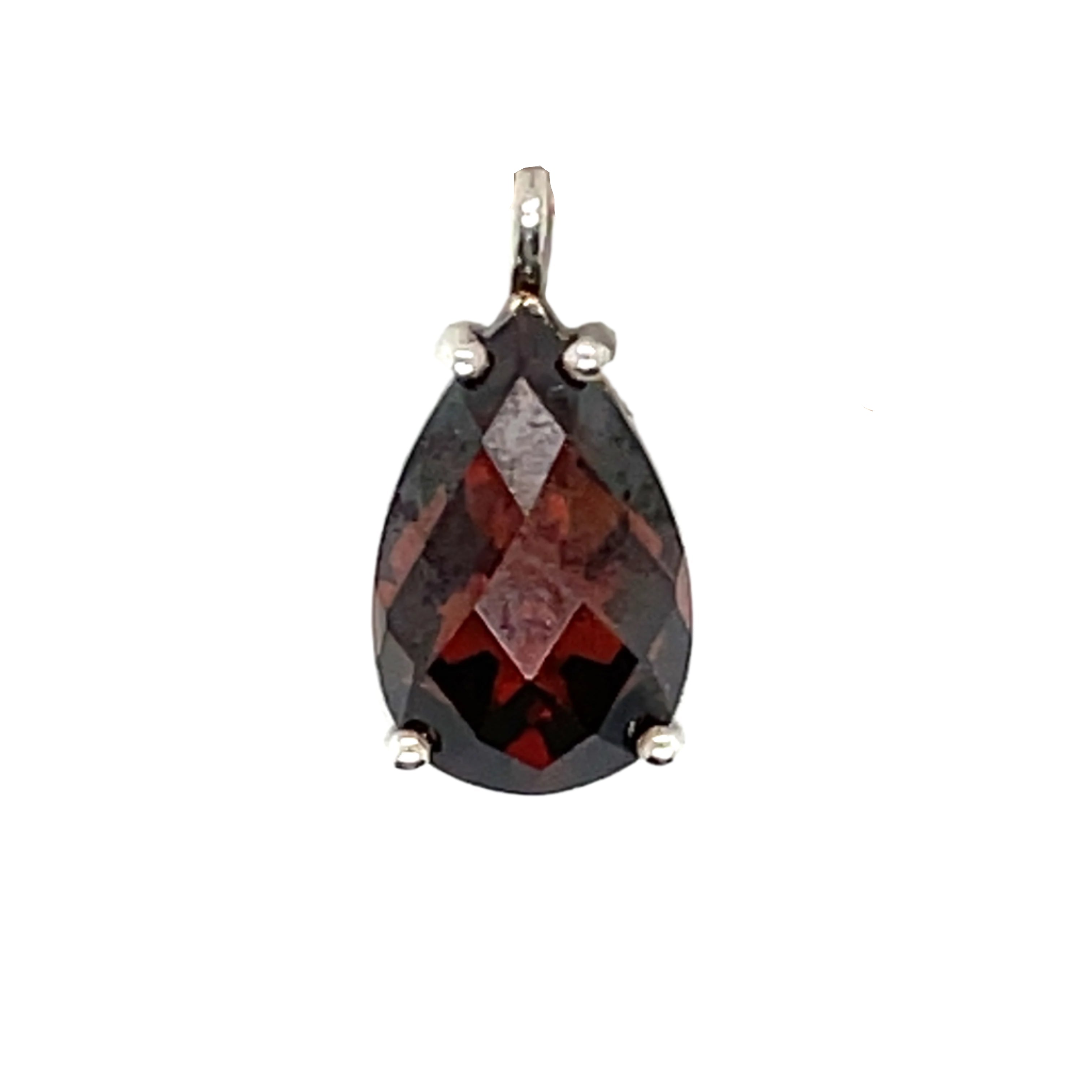 Thomas Sabo Silver Brown CZ Tear Drop Pendant
