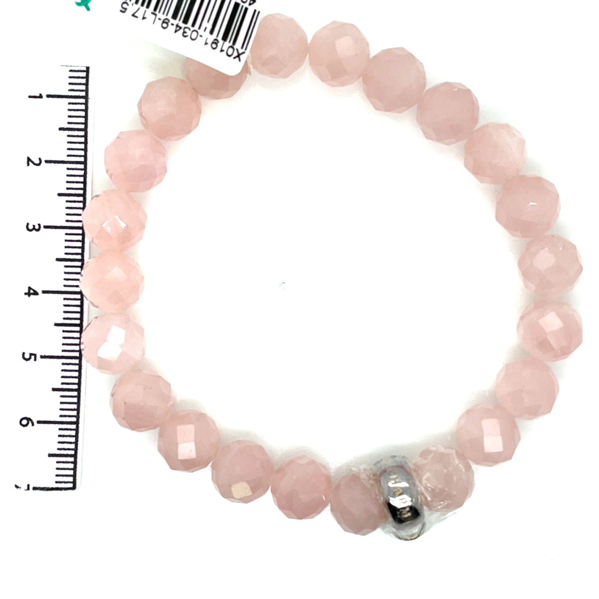 Thomas Sabo Charm Oval Rose Quartz Bead Bracelet (pixlecut)