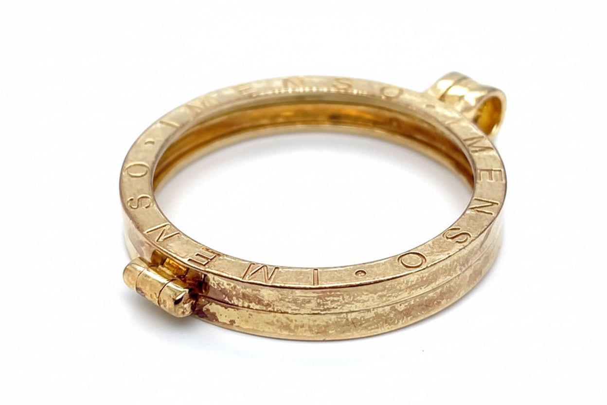 My iMenso Gold-Plated Plain Medallion
