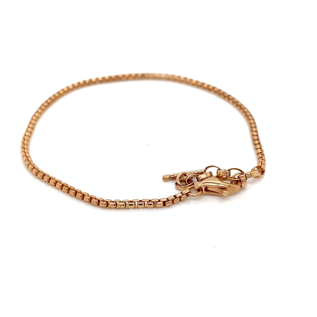 Thomas Sabo Fine Rose Gold Plated Silver Bracelet