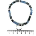 Thomas Sabo Dumortierite, White Jade and Hematite Bracelet