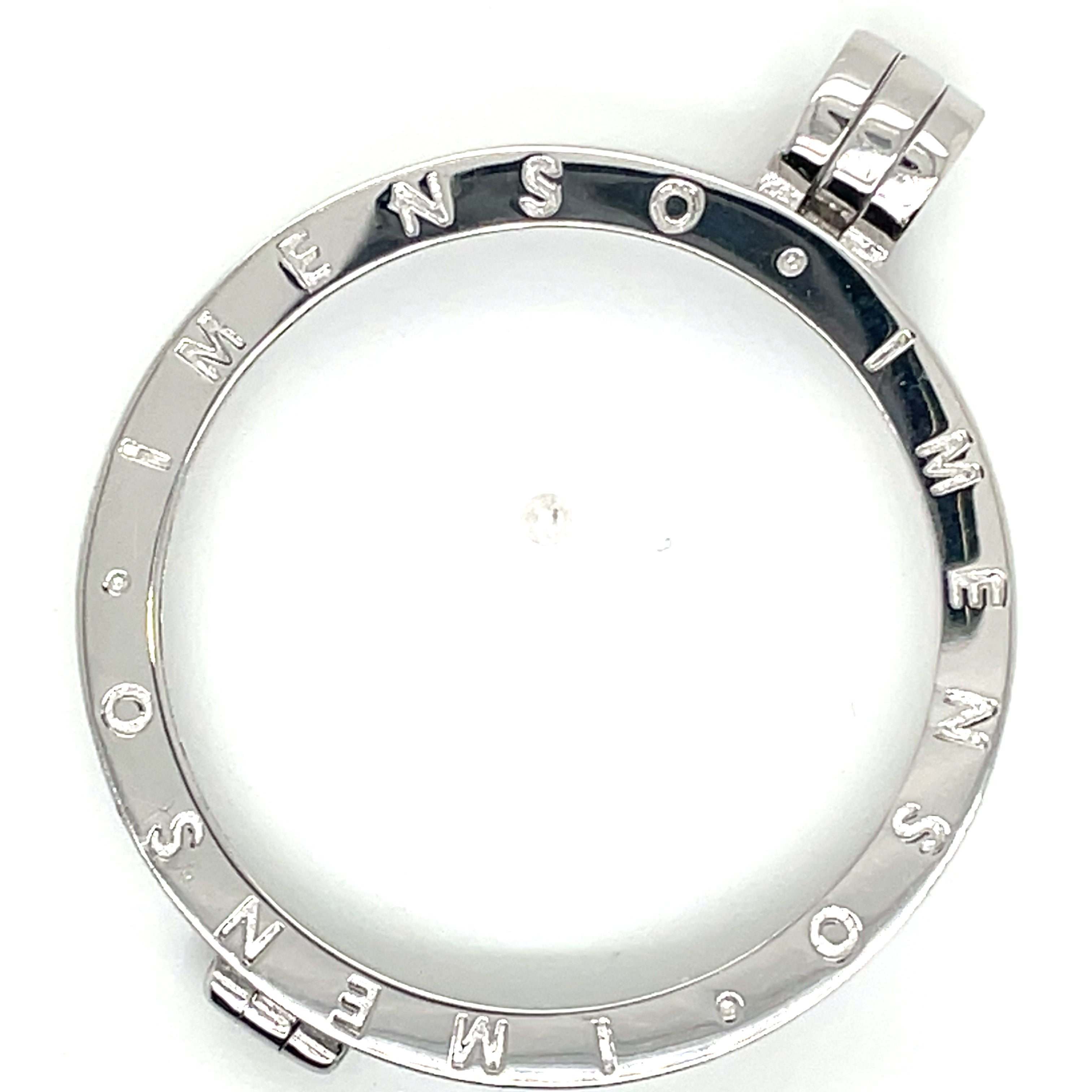 My iMenso Sterling Silver Plain Medallion