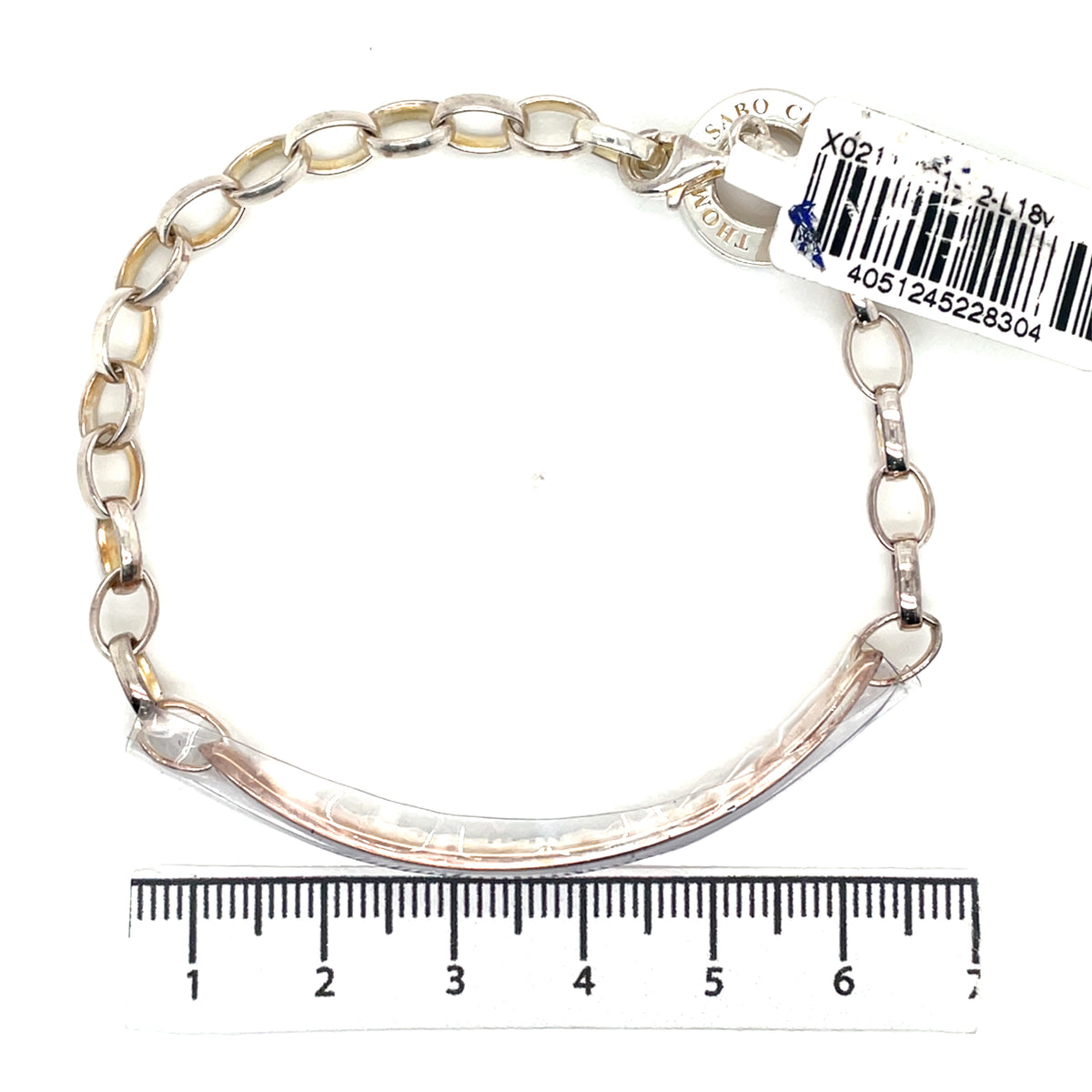 Thomas Sabo Love Bridge Charm Club Sterling Silver Classic Bracelet