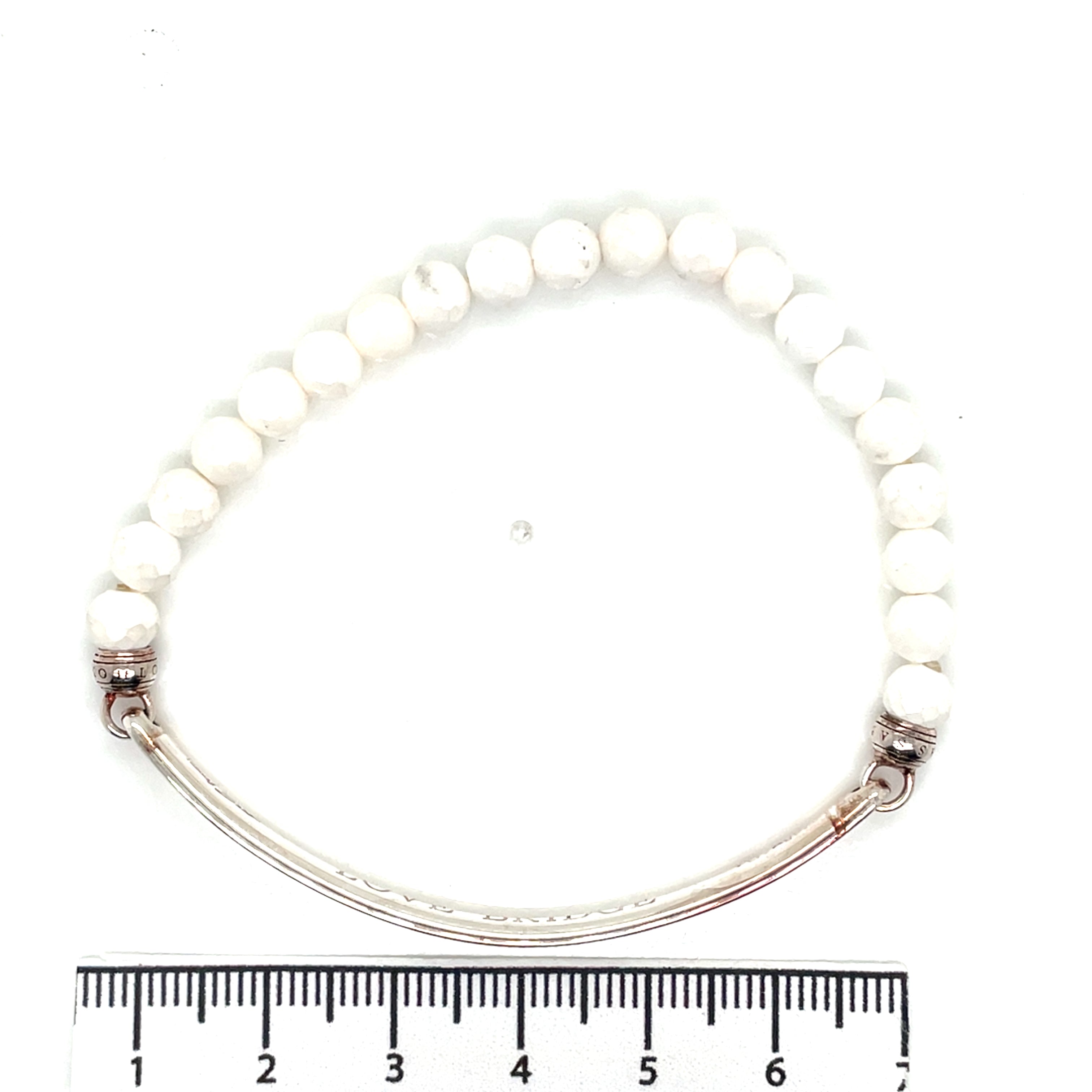 Thomas Sabo Bracelet Love Bridge White Agate Silver Bracelet