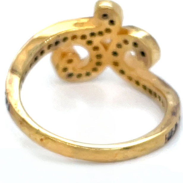 Thomas Sabo Gold Plated Cubic Zirconia Ring