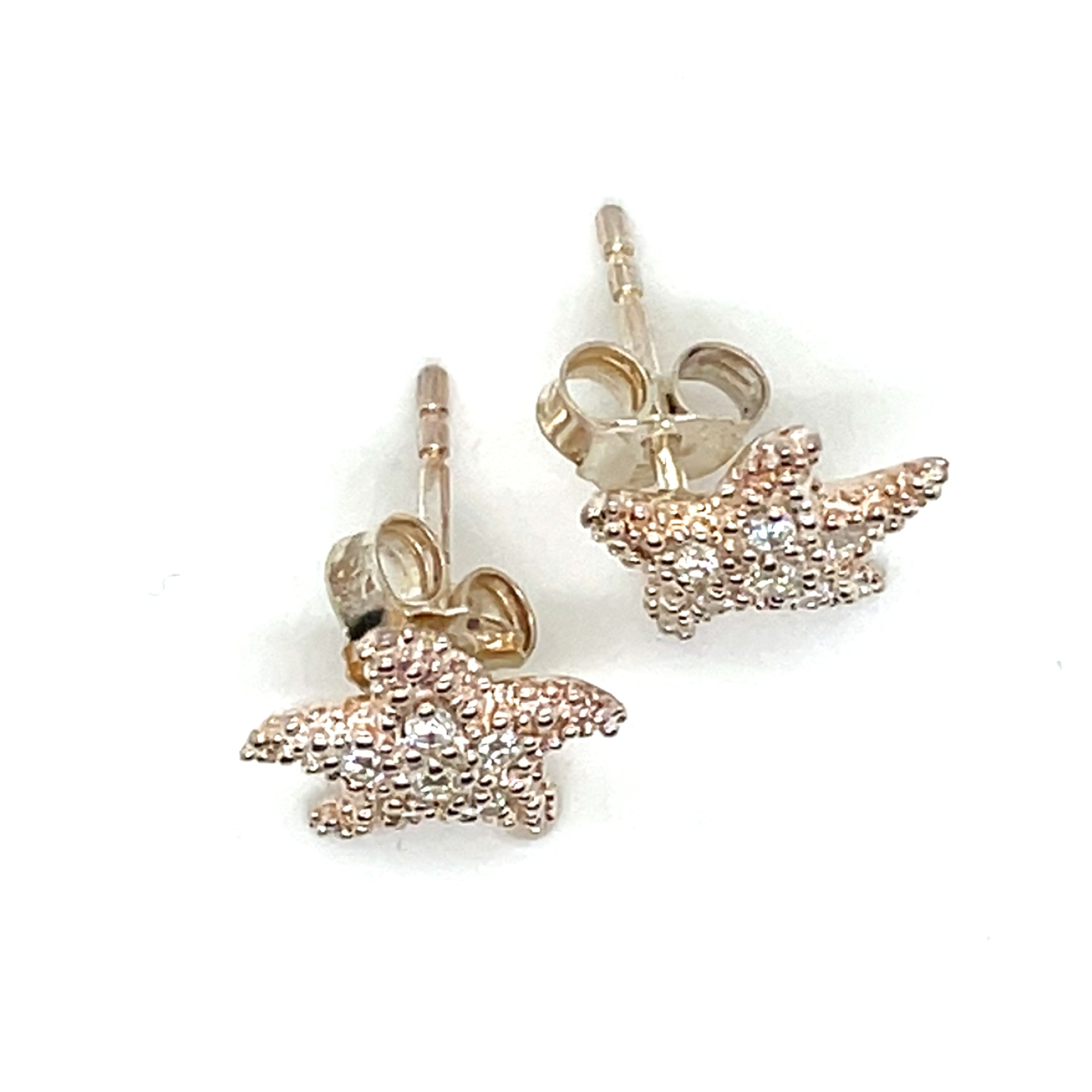 Thomas Sabo Silver Starfish Cubic Zirconia Stud Earrings