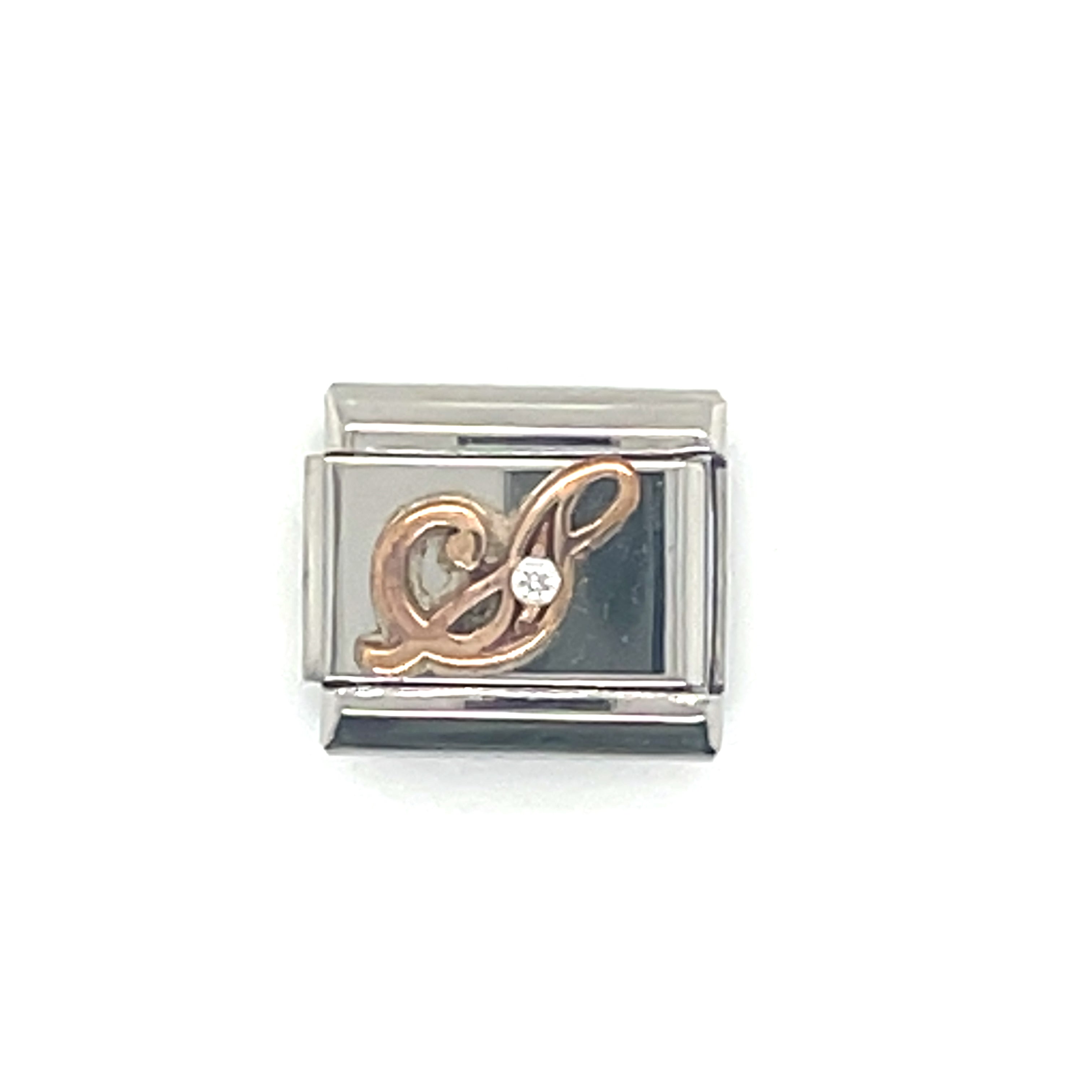 Nomination 'Rose Gold' Classic Letter Link