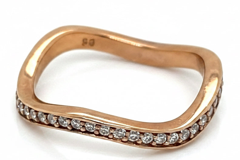 Thomas Sabo Rose Gold Plated and Cubic Zirconia Ring