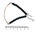 Thomas Sabo Black Bead ‘Love Bridge’ Silver Bracelet