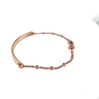 Thomas Sabo Rose Gold Plated Love Bridge Cubic Zirconia Dot Bracelet