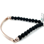 Thomas Sabo Black Bead ‘Love Bridge’ Silver Bracelet