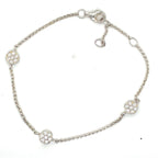 Thomas Sabo Silver Multi Cubic Zirconia Disc Bracelet