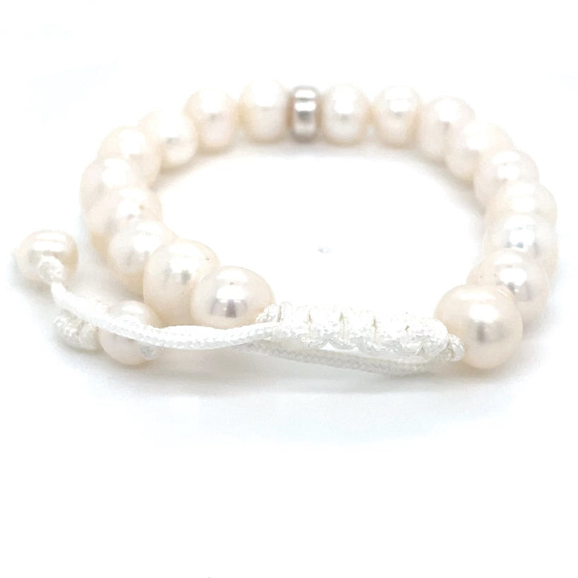 Thomas Sabo Freshwater Pearl Adjustable Charm Bracelet