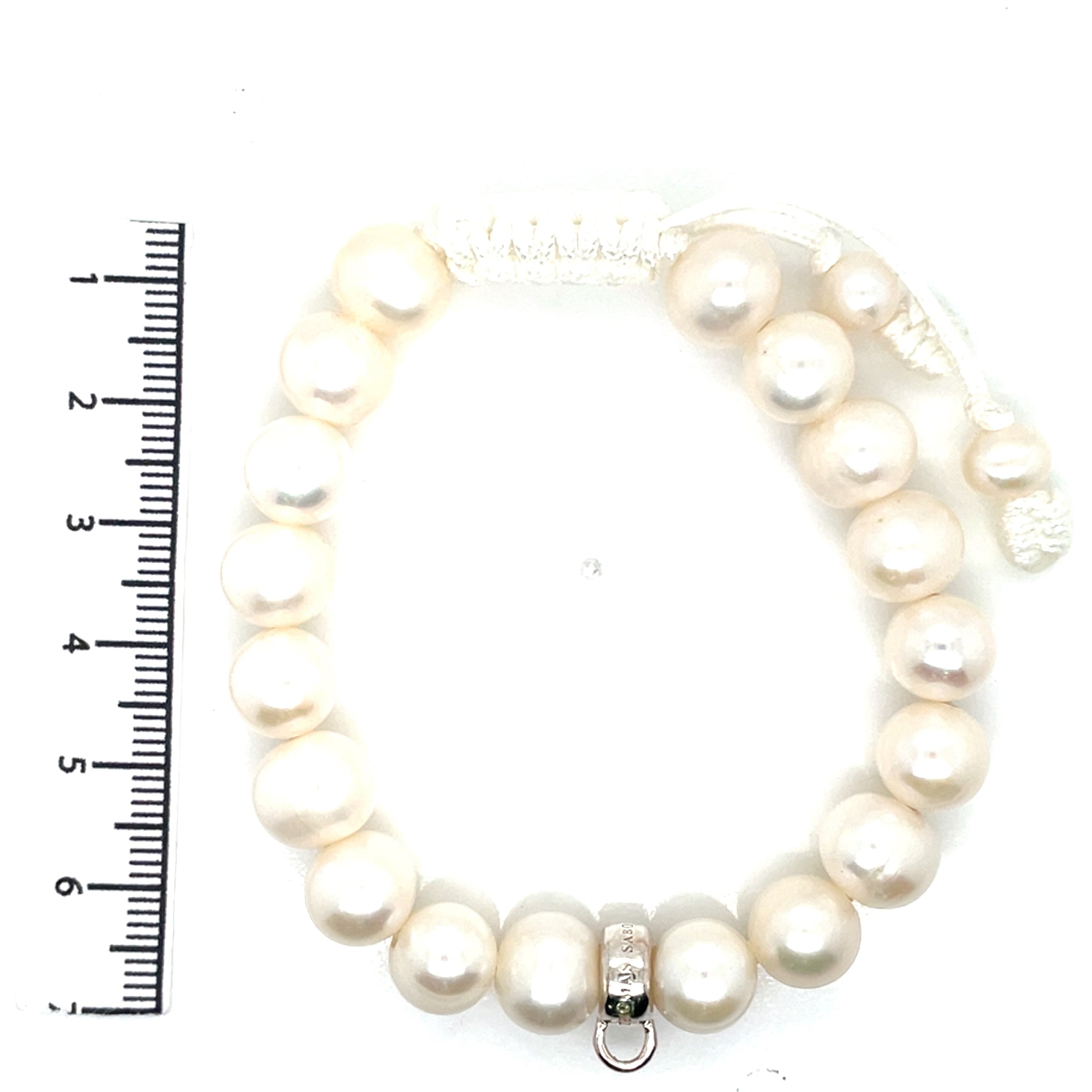 Thomas Sabo Freshwater Pearl Adjustable Charm Bracelet