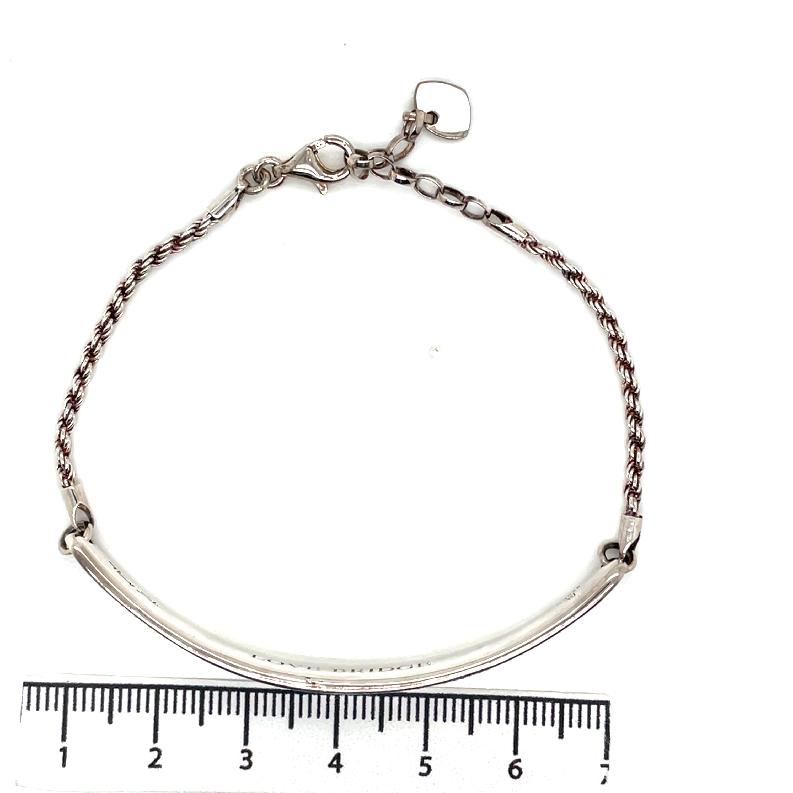 Thomas Sabo Silver White CZ Love Bridge Bracelet