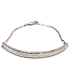 Thomas Sabo Silver White CZ Love Bridge Bracelet