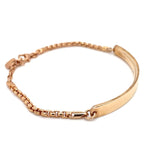 Thomas Sabo Sterling Silver Love Bridge Rose Gold Plated Bracelet