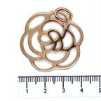 Thomas Sabo Silver Rose Gold Plated Flower Pendant