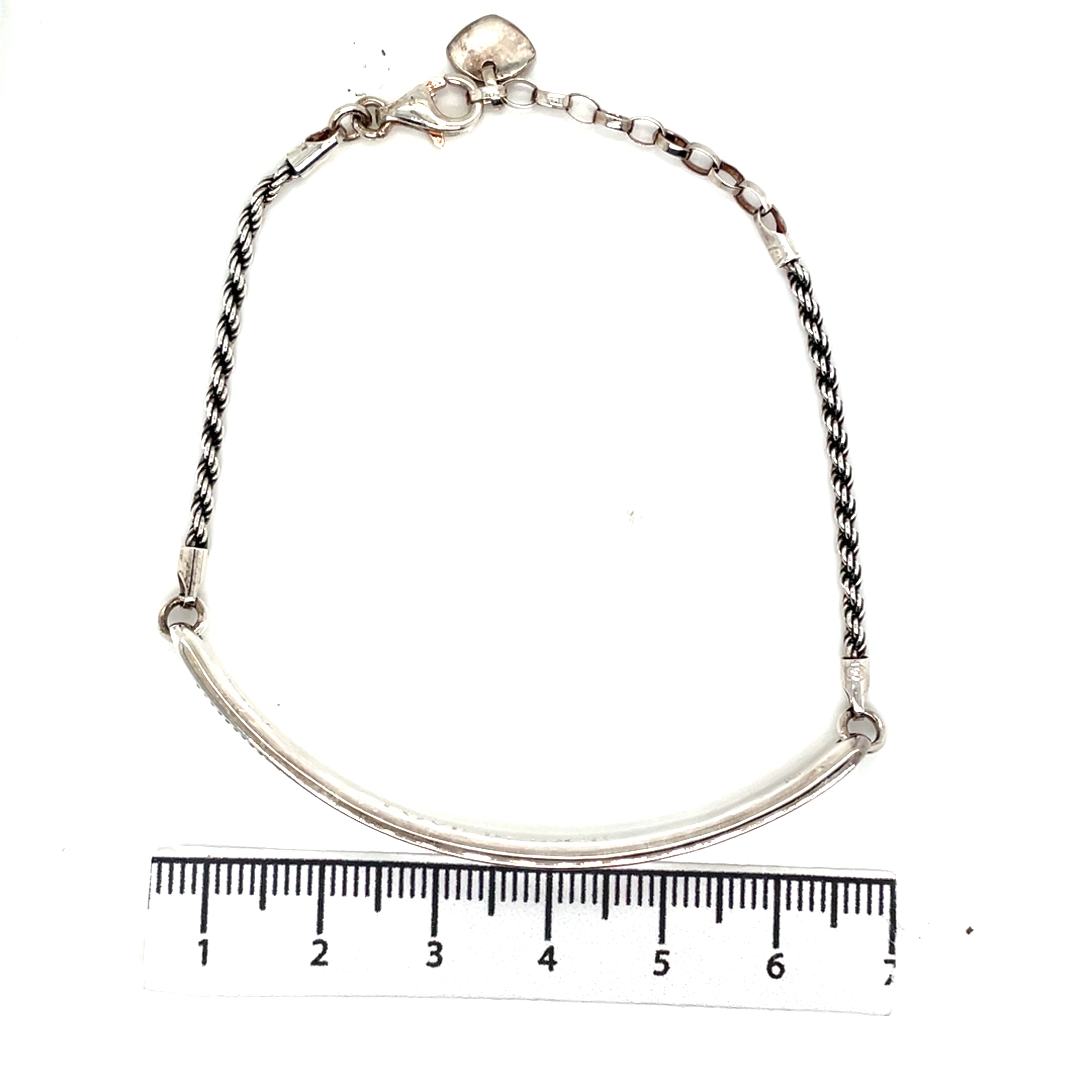 Thomas Sabo Love Bridge Sterling Silver Black Zirconia Bracelet