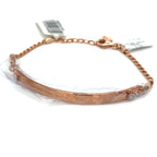Thomas Sabo Rose Plated Heart CZ ID Bracelet