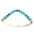 Thomas Sabo Silver Love Bridge Simulated Turquoise Bead Bracelet