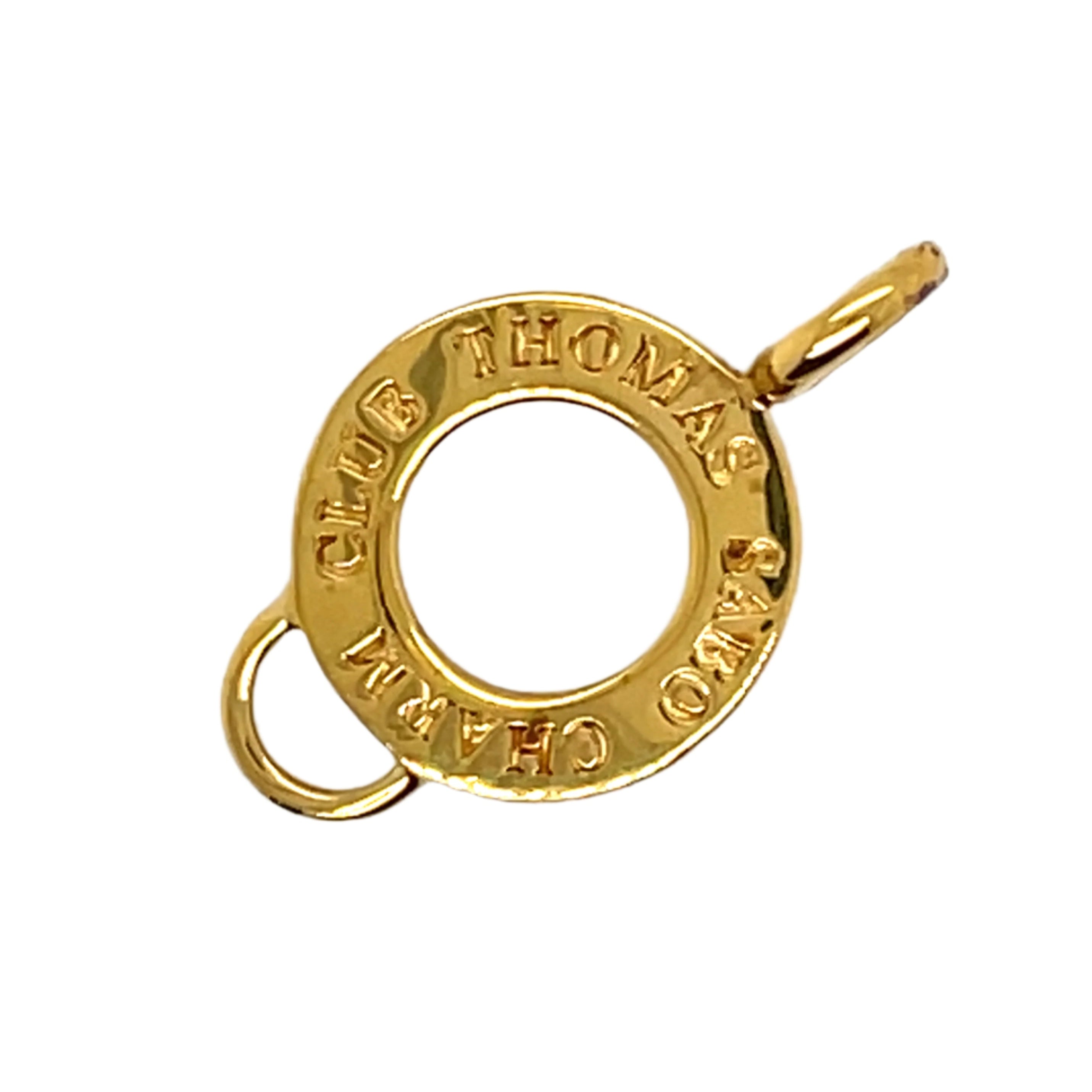 Thomas Sabo Silver Yellow Gold Plated Club Carrier Charm