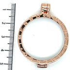 My iMenso Rose Gold Plated Plain Medallion