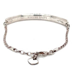 Thomas Sabo Silver White CZ Love Bridge Bracelet