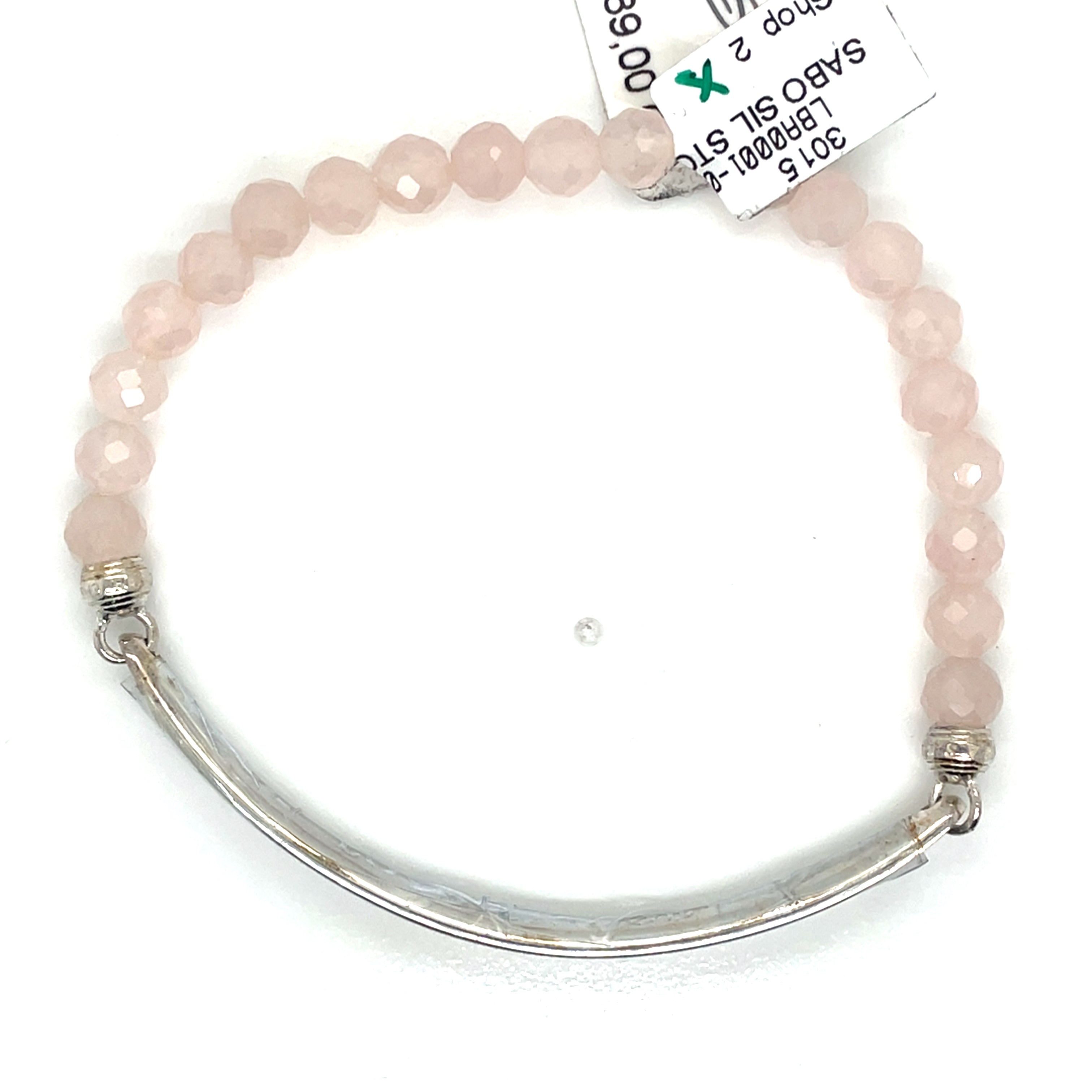 Thomas Sabo Love Bridge Pink Rose Quartz Beaded Bracelet